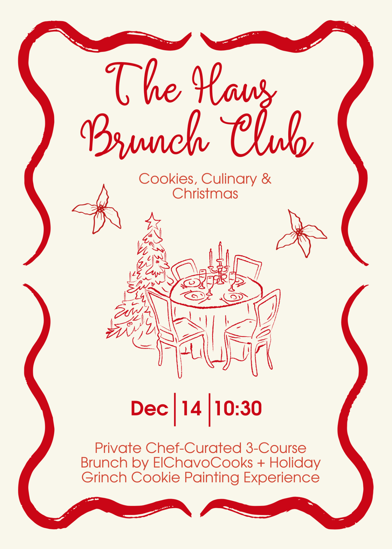 The Haus Brunch Club - Cookies, Culinary and Christmas